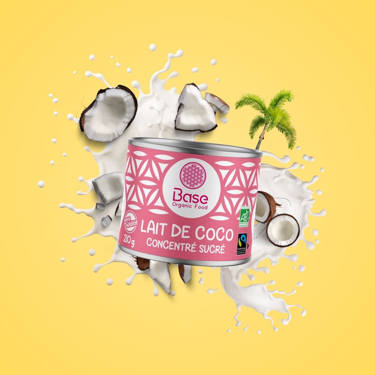 NOUVEAUTÉ Lait de coco concentré sucré Base Organic Food